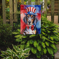 American English Coonhound Patriotic American Garden Flag