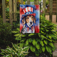 American Foxhound Patriotic American Garden Flag