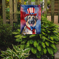 Anatolian Shepherd Patriotic American Garden Flag