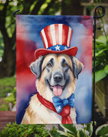 Anatolian Shepherd Patriotic American Garden Flag