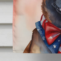 Belgian Malinois Patriotic American House Flag