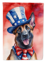 Belgian Malinois Patriotic American House Flag