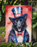 Belgian Sheepdog Patriotic American Garden Flag