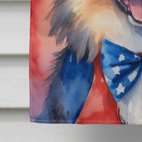 Belgian Tervuren Patriotic American House Flag