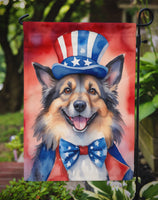 Belgian Tervuren Patriotic American Garden Flag