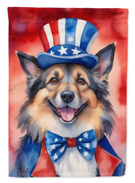 Belgian Tervuren Patriotic American Garden Flag