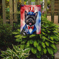 Cairn Terrier Patriotic American Garden Flag