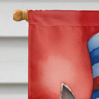 Cairn Terrier Patriotic American House Flag