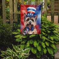 Cairn Terrier Patriotic American Garden Flag