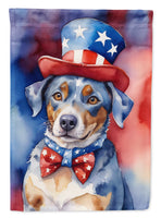 Catahoula Patriotic American House Flag