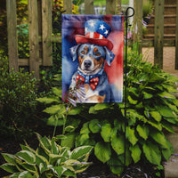 Catahoula Patriotic American Garden Flag