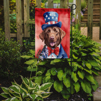 Chesapeake Bay Retriever Patriotic American Garden Flag