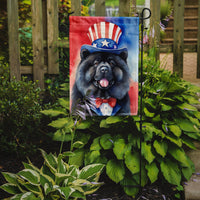 Chow Chow Patriotic American Garden Flag