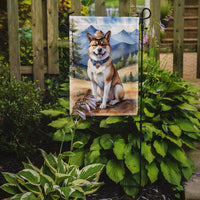 Akita Cowboy Welcome Garden Flag