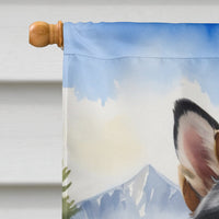 Alaskan Klee Kai Cowboy Welcome House Flag