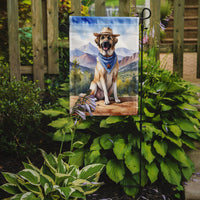 Anatolian Shepherd Cowboy Welcome Garden Flag