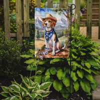 Beagle Cowboy Welcome Garden Flag