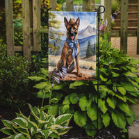 Belgian Malinois Cowboy Welcome Garden Flag