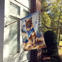 Belgian Tervuren Cowboy Welcome House Flag