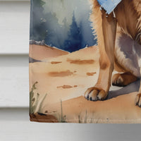 Belgian Tervuren Cowboy Welcome House Flag