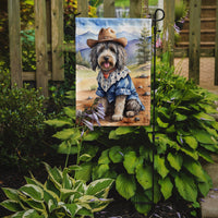 Bergamasco Sheepdog Cowboy Welcome Garden Flag