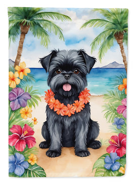 Affenpinscher Luau House Flag