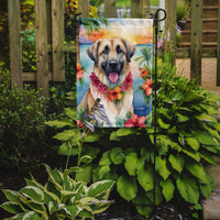 Anatolian Shepherd Luau Garden Flag