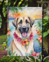 Anatolian Shepherd Luau Garden Flag