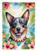 Australian Cattle Dog Luau House Flag