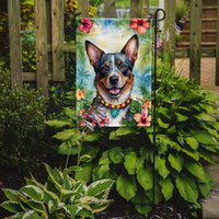 Australian Cattle Dog Luau Garden Flag