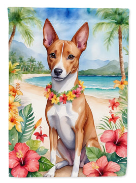 Basenji Luau House Flag