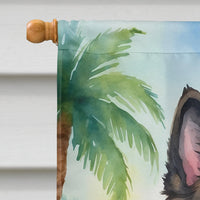 Belgian Tervuren Luau House Flag