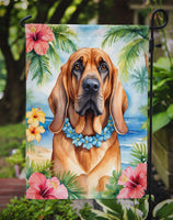 Bloodhound Luau Garden Flag