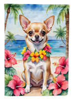 Chihuahua Luau House Flag