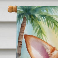 Chihuahua Luau House Flag