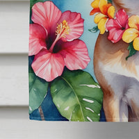 Chihuahua Luau House Flag