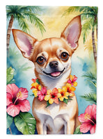 Chihuahua Luau House Flag