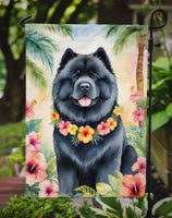 Chow Chow Luau Garden Flag