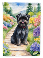 Affenpinscher Spring Path Garden Flag