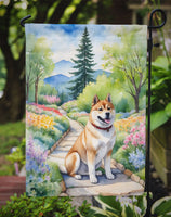 Akita Spring Garden Path Flag