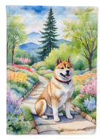 Akita Spring Garden Path Flag