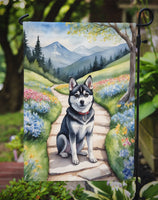 Alaskan Klee Kai Spring Path Garden Flag