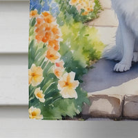 American Eskimo Spring Path House Flag