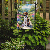 American Foxhound Spring Path Garden Flag