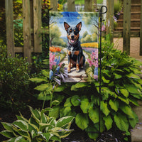 Australian Cattle Dog Spring Path Garden Flag