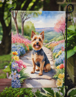 Australian Terrier Spring Path Garden Flag