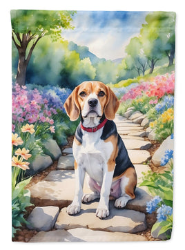 Beagle Spring Path House Flag