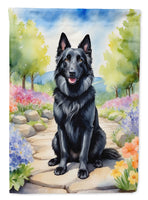 Belgian Sheepdog Spring Path House Flag