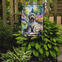 Bergamasco Sheepdog Spring Path Garden Flag