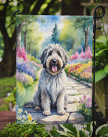 Bergamasco Sheepdog Spring Path Garden Flag